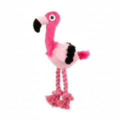 All for Paws Pink Flamingo Plush Dog Toy