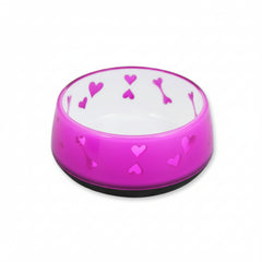 All for Paws Medium Pink 600ml Anti-Slip Dog Bowl