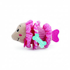 All For Paws Little Buddy Pink Crinkly Lelesea Dog Toy with Sound