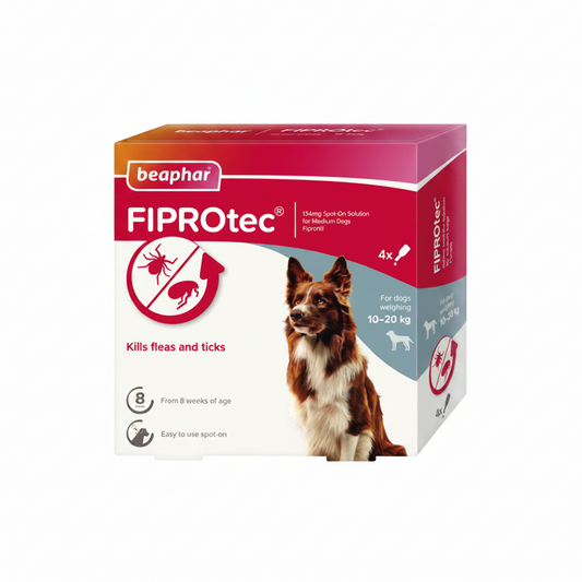BEAPHAR Fiprotec for Medium Dog, 4 Pipettes