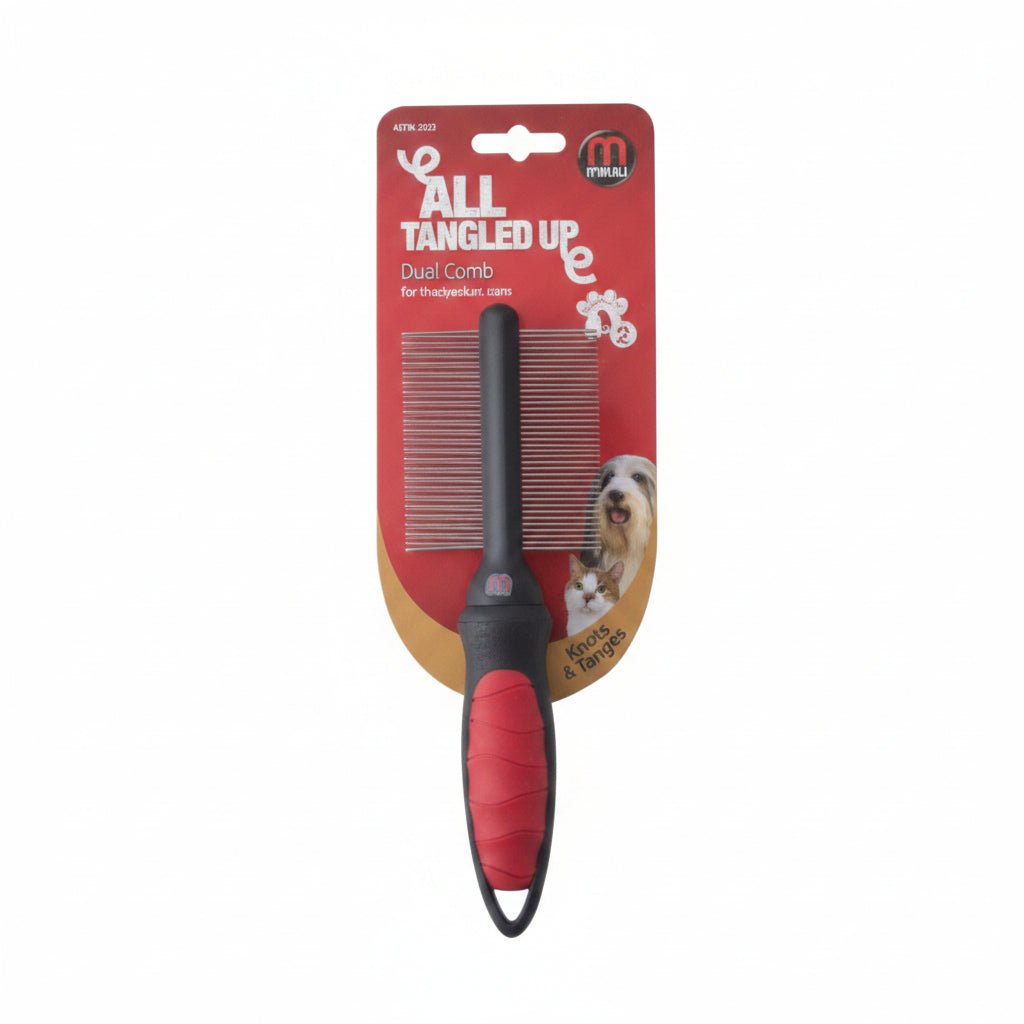 MIKKI Dual Comb for Fine & Medium Coats