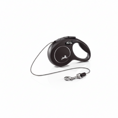 FLEXI New Classic Cord Black, XSmall, 3 m