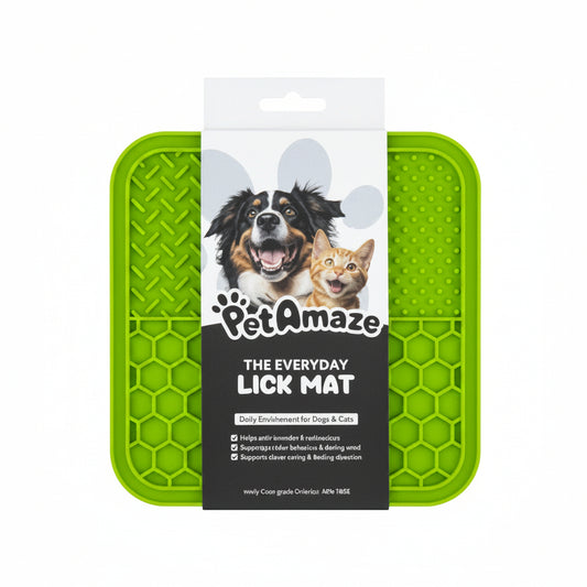 DOCO® Licking Mats for Dogs and Cats LIME GREEN 20x20