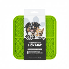 DOCO® Licking Mats for Dogs and Cats LIME GREEN 20x20