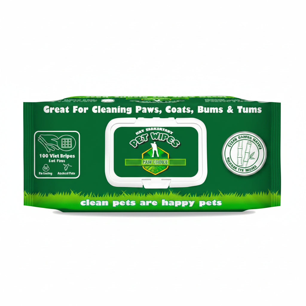 My Turf 100% Biodegradable Bamboo Pet Wipes (100 Sheets)