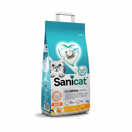 Sanicat Clumping White Duo 10 L
