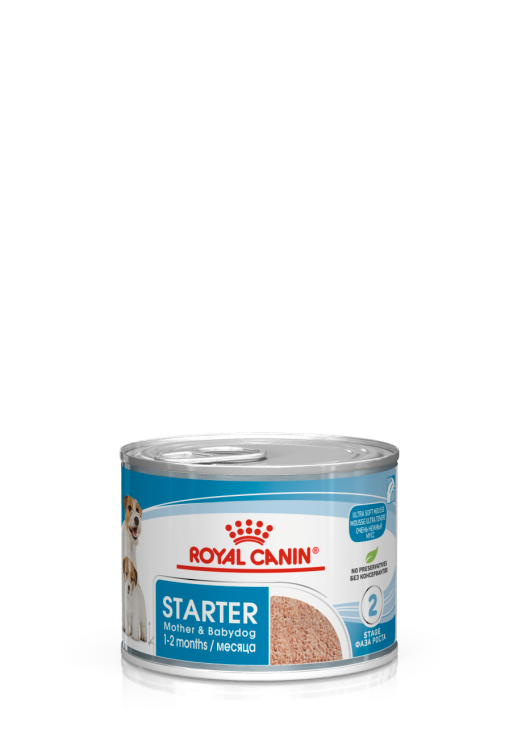 Royal Canine Health Nutrition Starter Mousse (Wet Food - Cans) 12 x 195 g
