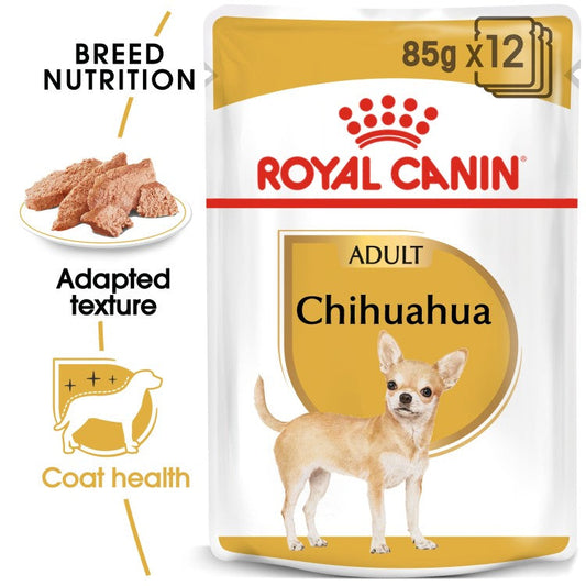 Royal Canin Breed Health Nutrition Chihuahua Adult (Wet Food - Pouches) 12 x 85