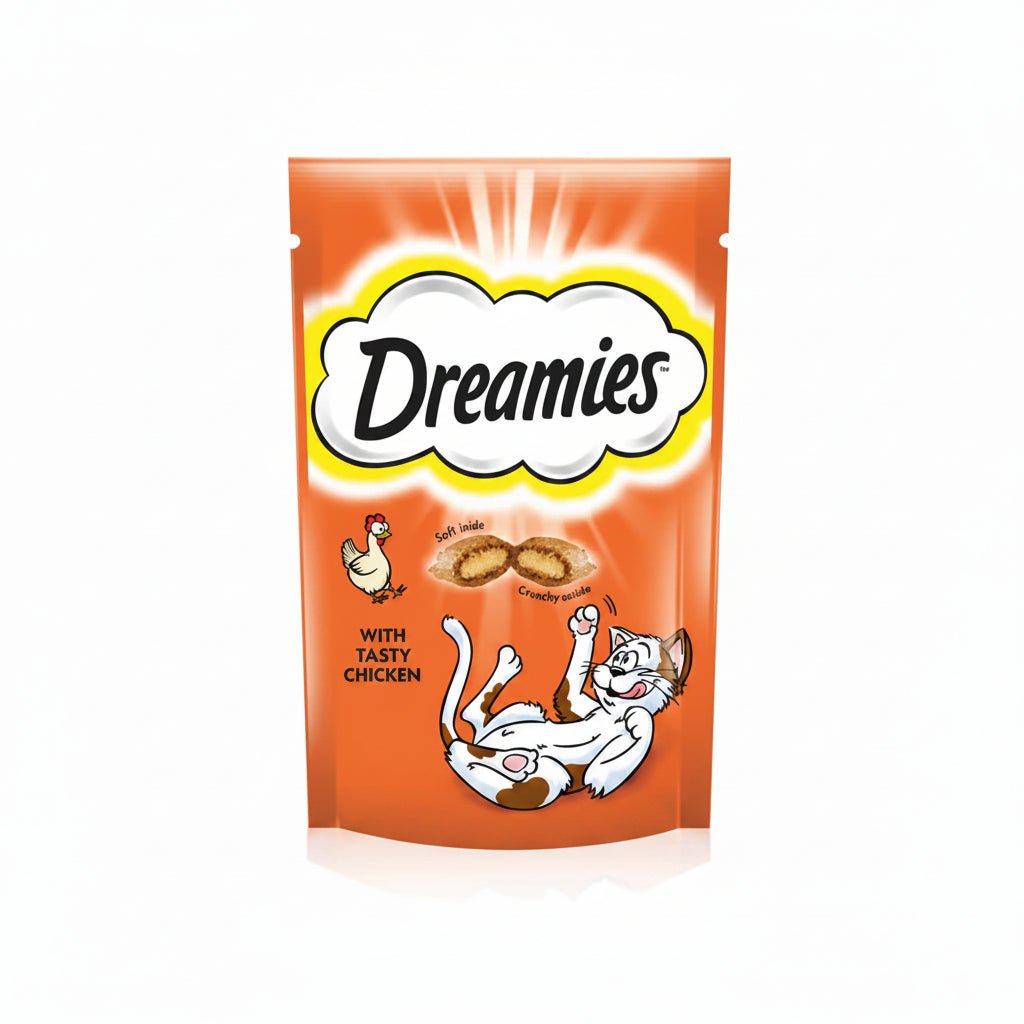 Dreamies Chicken Cat Treats - 60G - SNH Packing