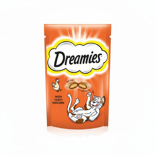 Dreamies Chicken Cat Treats - 60G - SNH Packing