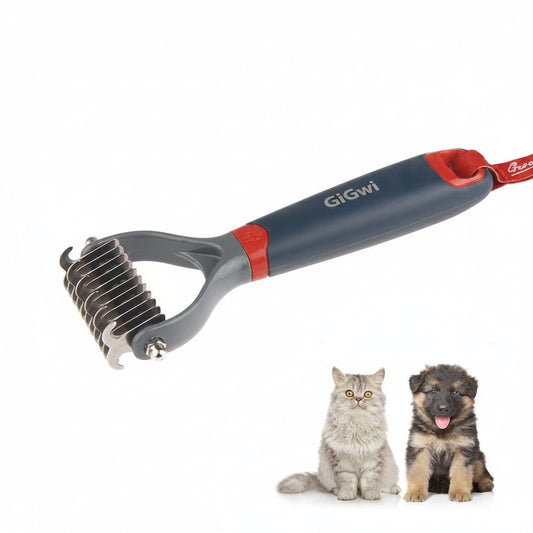 Dual Head Dematting Comb 11 Teeth for Dogs & Cats - SNH Packing