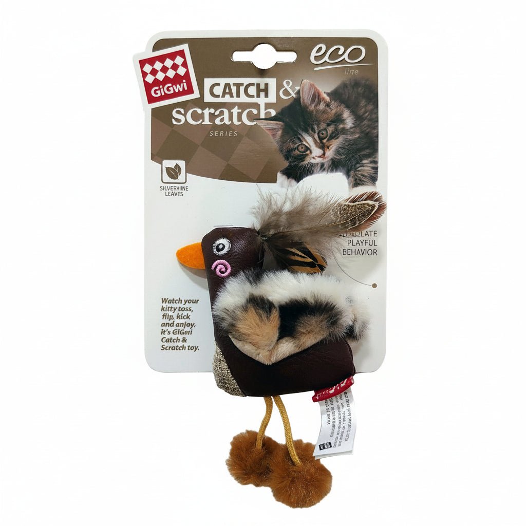 Duck Catch & Scratch Eco line with Slivervine Leaves and Leatherette - SNH Packing