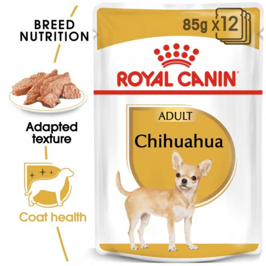 ROYAL CANIN BREED HEALTH NUTRITION CHIHUAHUA ADULT (WET FOOD - POUCHES)1X85g