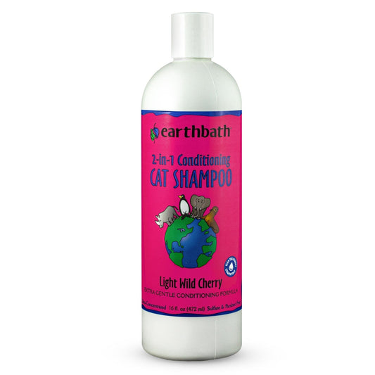 Earthbath 2-in-1 Conditioning Cat Shampoo Gentle Formula 16oz - SNH Packing