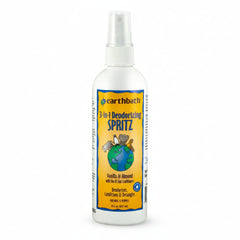 earthbath 3-in-1 Deodorizing Spritz, Vanilla Almond with Skin & Coat Conditioners, Made in USA, 8 oz pump spray - SNH Packing