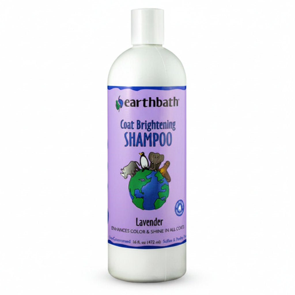 earthbath® Coat Brightening Shampoo, Lavender, Enhances Color & Shine in All Coats, Made in USA, 16 oz - SNH Packing