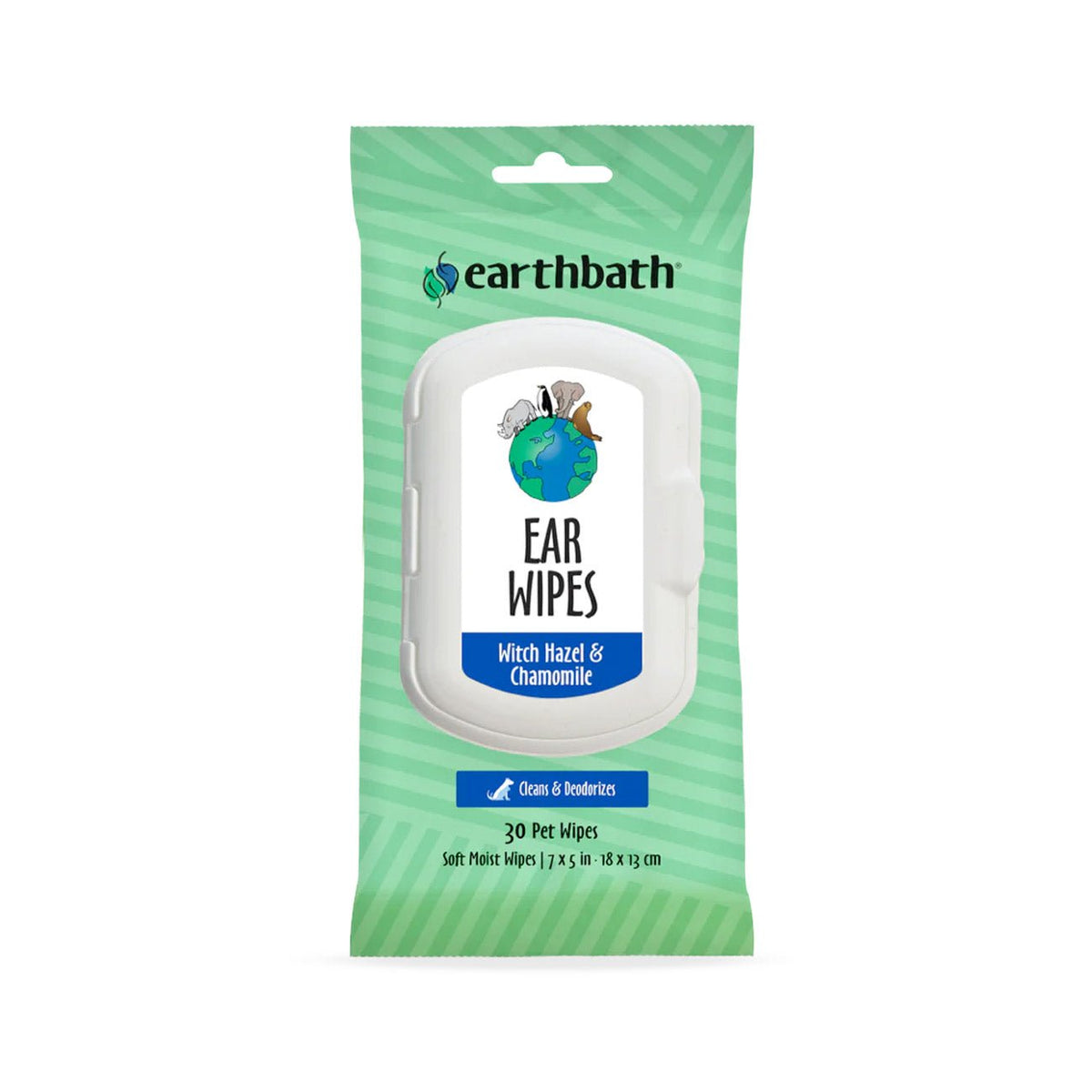 Earthbath Ear Wipes (Witch Hazel & Chamomile) 30 Wipes - SNH Packing