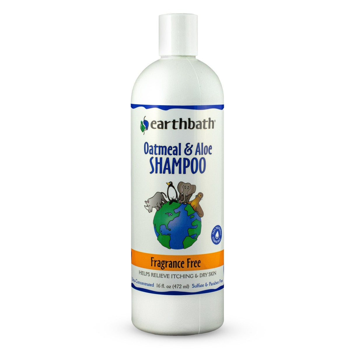 Earthbath Oatmeal & Aloe Shampoo Fragrance-Free 16oz - SNH Packing