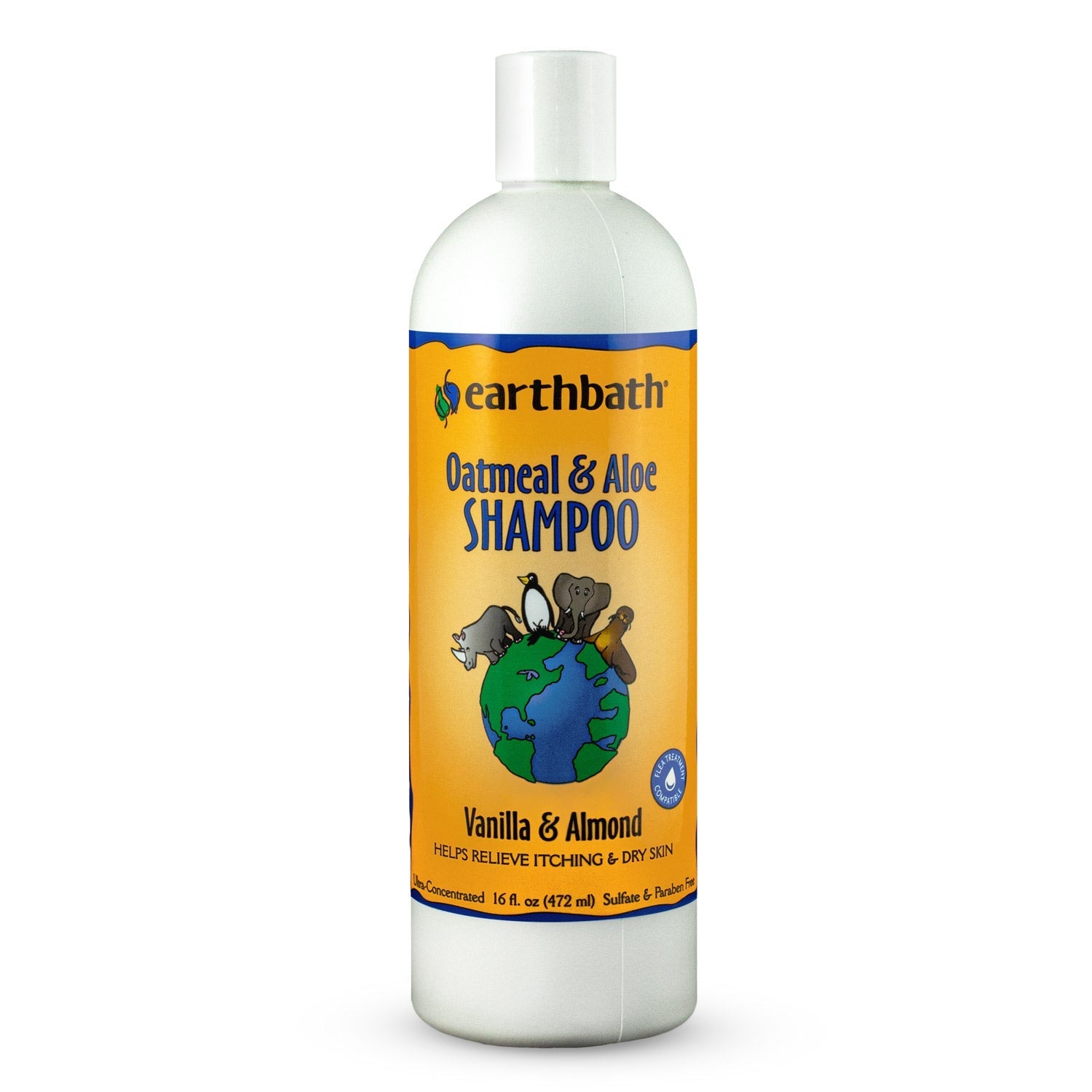 Earthbath Oatmeal & Aloe Shampoo Vanilla & Almond 16oz - SNHÂ Packing