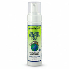 earthbath Shed Control Waterless Foam for Dogs & Puppies, Green Tea & Awapuhi, Made in USA, 8 oz pump - SNH Packing