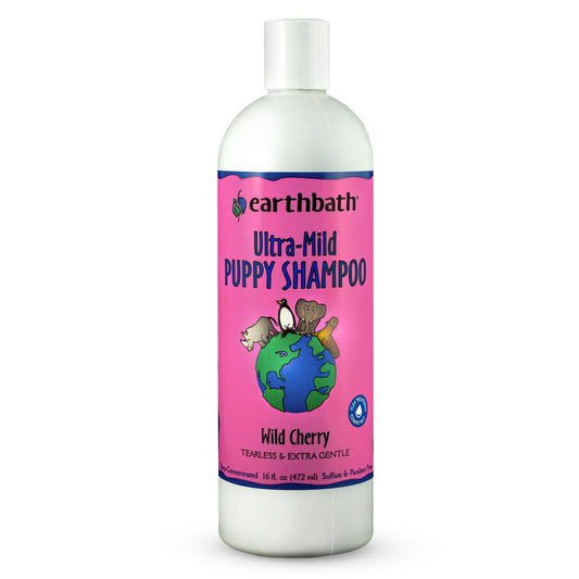 Earthbath Ultra - Mild Puppy Shampoo Wild Cherry 16oz - SNH Packing