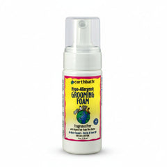 earthbath Waterless Grooming Foam for Cats & Kittens, Hypo-Allergenic & Fragrance Free, Made in USA, 4 oz pump - SNH Packing