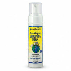 earthbath Waterless Grooming Foam for Dogs & Puppies, Hypo-Allergenic & Fragrance Free, Made in USA, 8 oz pump - SNH Packing