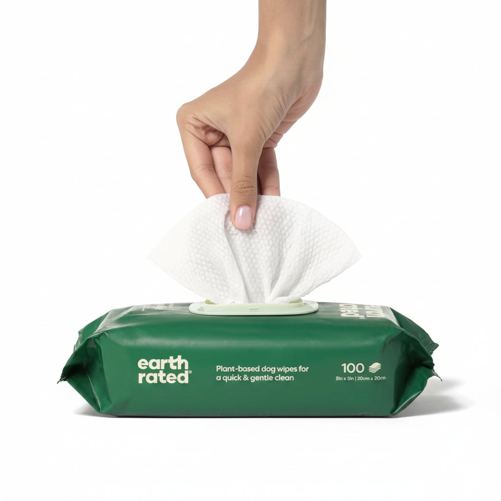 Earth Rated Dog Wipes LAVENDER 100 Count