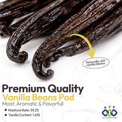 Essence Madagascar Vanilla Pods 2 Pcs - Pure Vanilla Pods - SNH Packing
