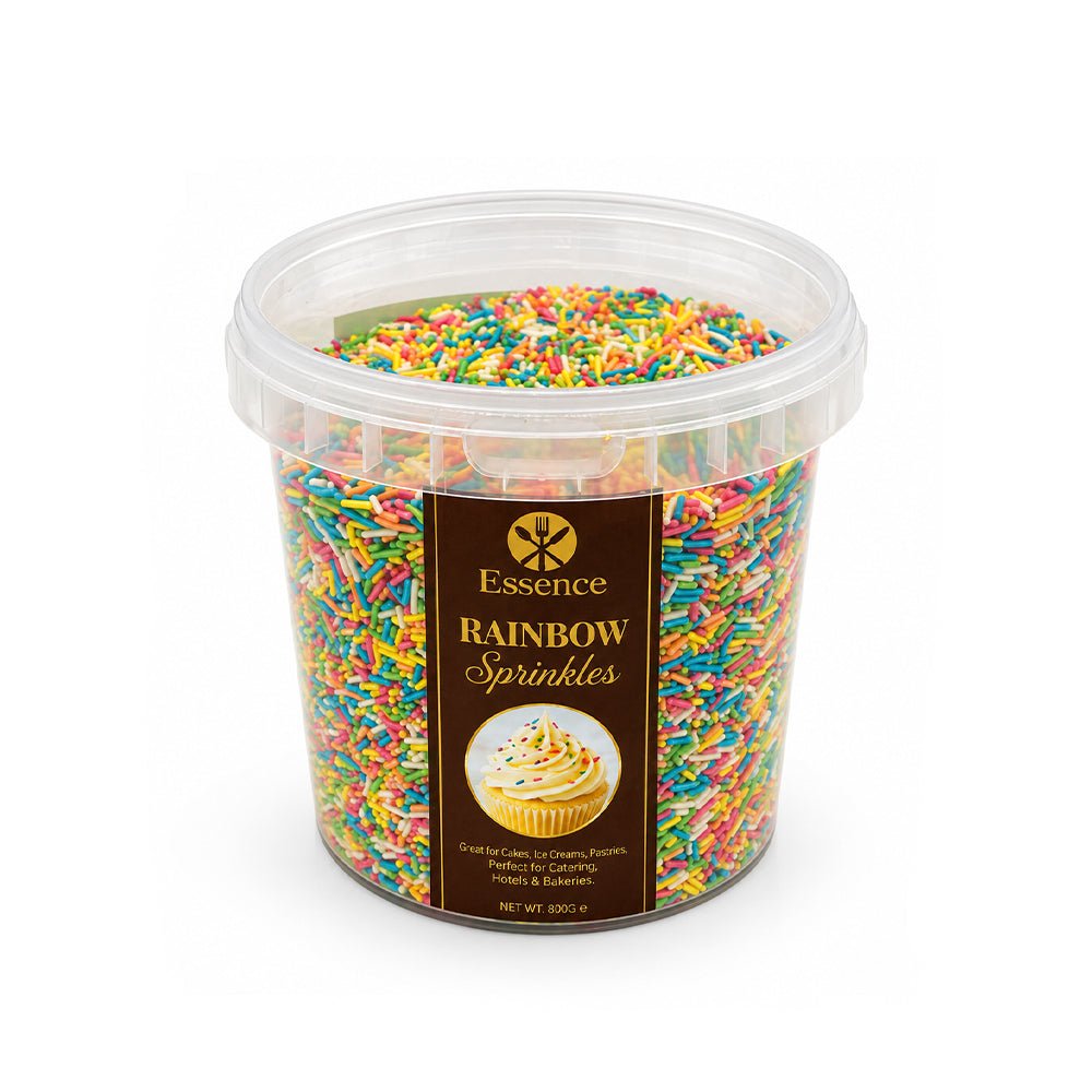 Essence Rainbow Sprinkles 800g - Rainbow Vermicelli Sprinkles - SNH Packing