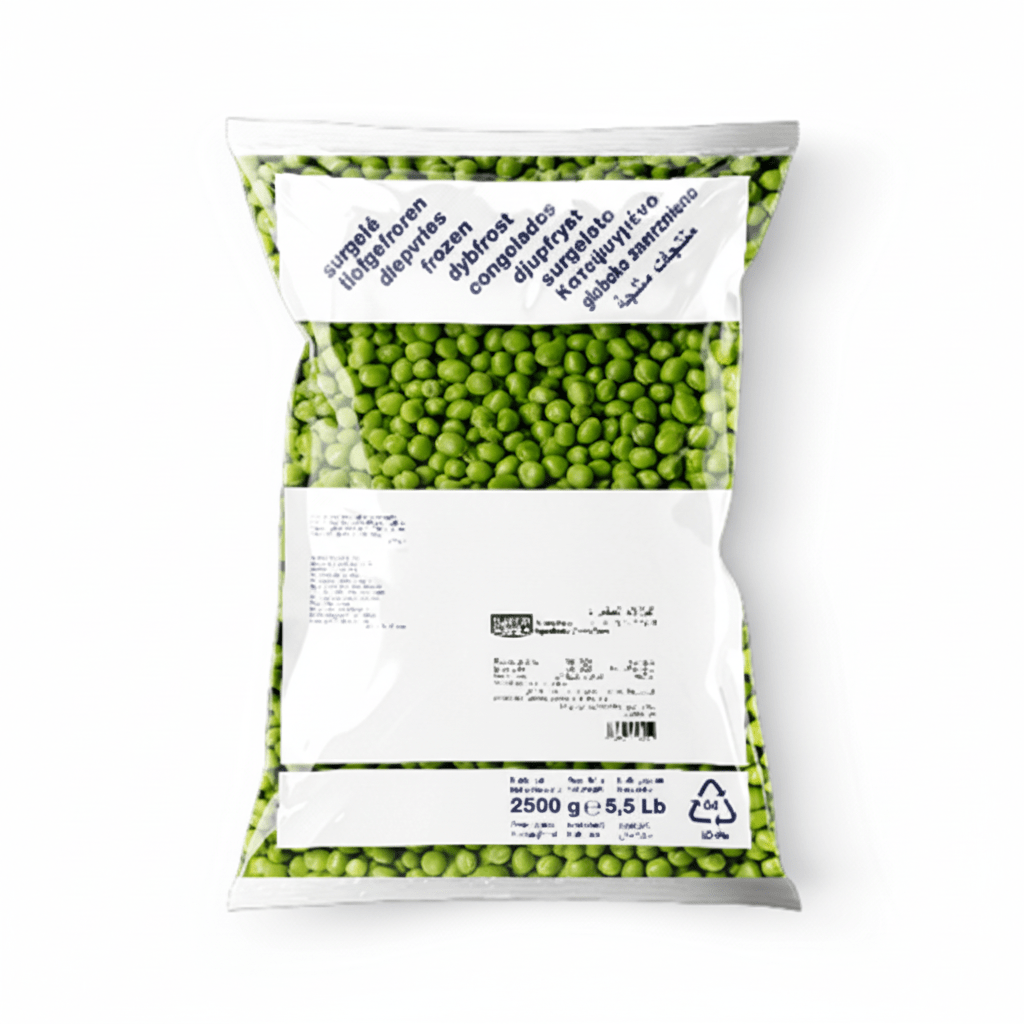 FARMILA FROZEN GREEN PEAS BELGIUM 2.5KG - SNH Packing