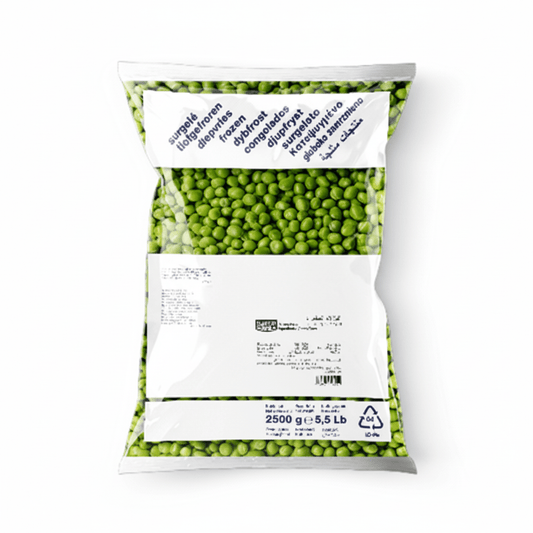 FARMILA FROZEN GREEN PEAS BELGIUM 2.5KG - SNH Packing
