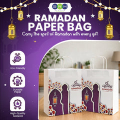 Festive Ramadan Kareem Gift Paper Bags - SNH Packing
