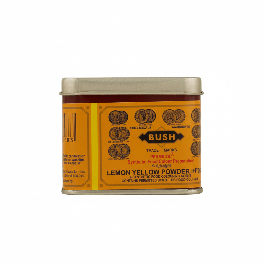 Finish BUSH Lemon Yellow Powder, IH 6597, 100gm - SNH Packing