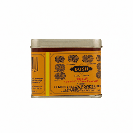 Finish BUSH Lemon Yellow Powder, IH 6597, 100gm - SNH Packing