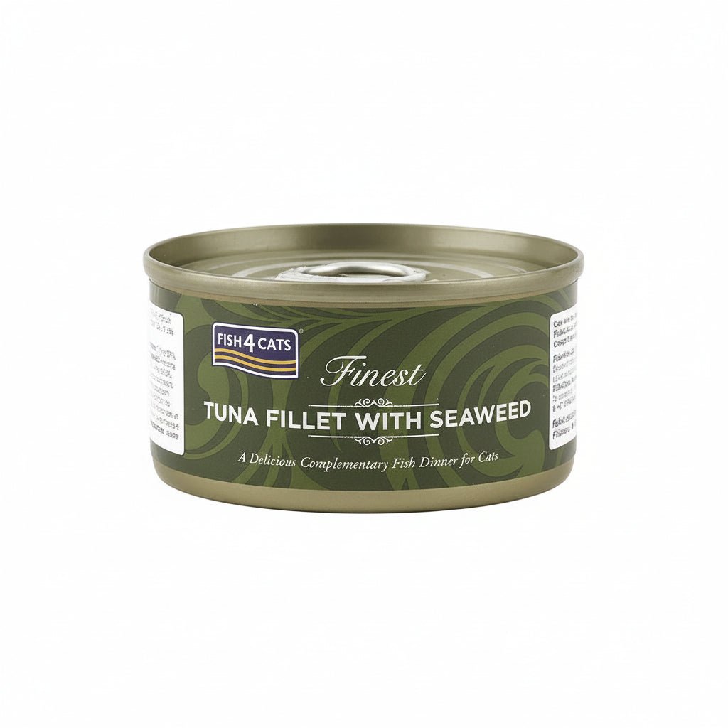 Fish4Cats Finest Tuna Fillet with Seaweed Wet Cat Food 70g - SNH Packing
