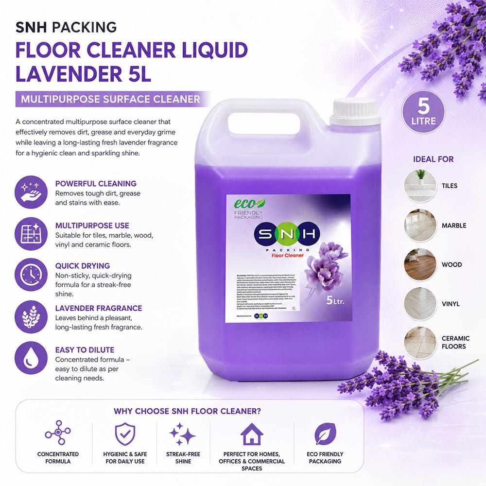 Floor Cleaner Liquid Lavender 5L Multipurpose Cleaner - SNH Packing