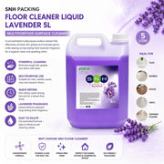 Floor Cleaner Liquid Lavender 5L Multipurpose Cleaner - SNH Packing