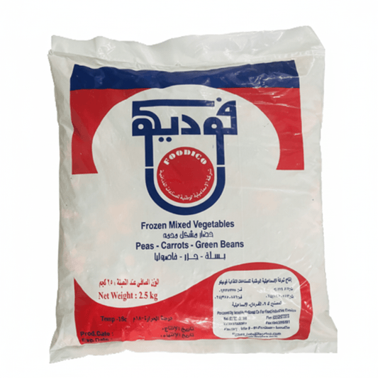 FOODICO FROZEN MIX VEGETABLE 3 WAY EGYPT - SNH Packing