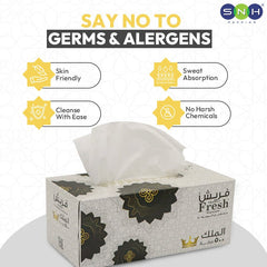 Fresh King Facial Tissue 500 Sheets 2 Ply Soft Strong 5 Boxes - SNH Packing