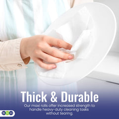 Fresh Maxi Roll 2 Ply Embossed Tissue 600G to 1KG Soft Absorbent - SNH Packing
