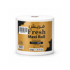 Fresh Maxi Roll 2 Ply Embossed Tissue 600G to 1KG Soft Absorbent - SNH Packing