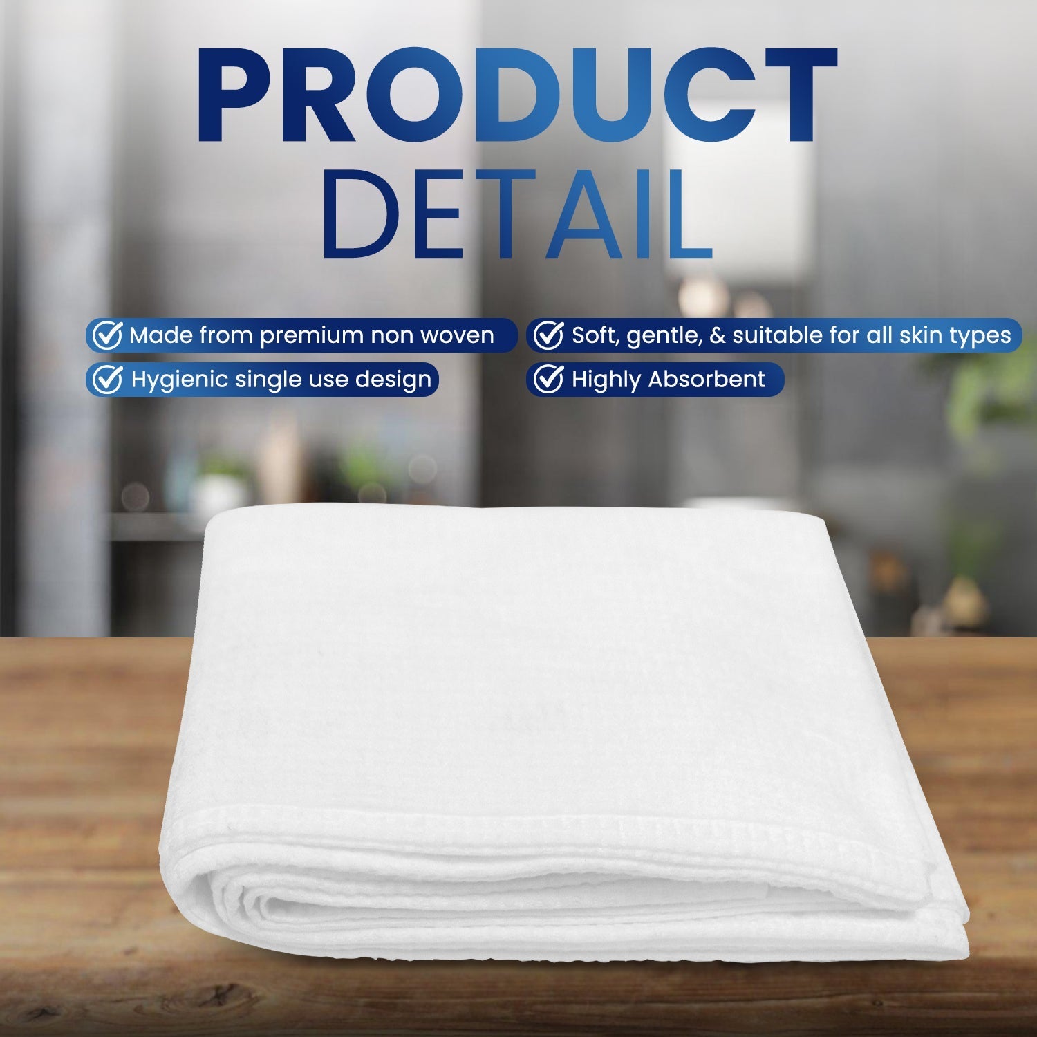 Fresh Premium Disposable Towel 140x70CM Soft Non Woven Towel - SNH Packing
