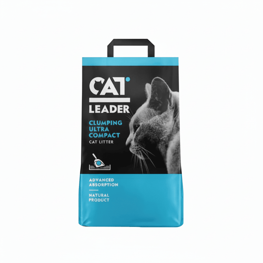 Geohellas Cat Leader Clumping Ultra Compact Cat Litter[Weight - 10kg, Flavor - Baby Powder] - SNH Packing