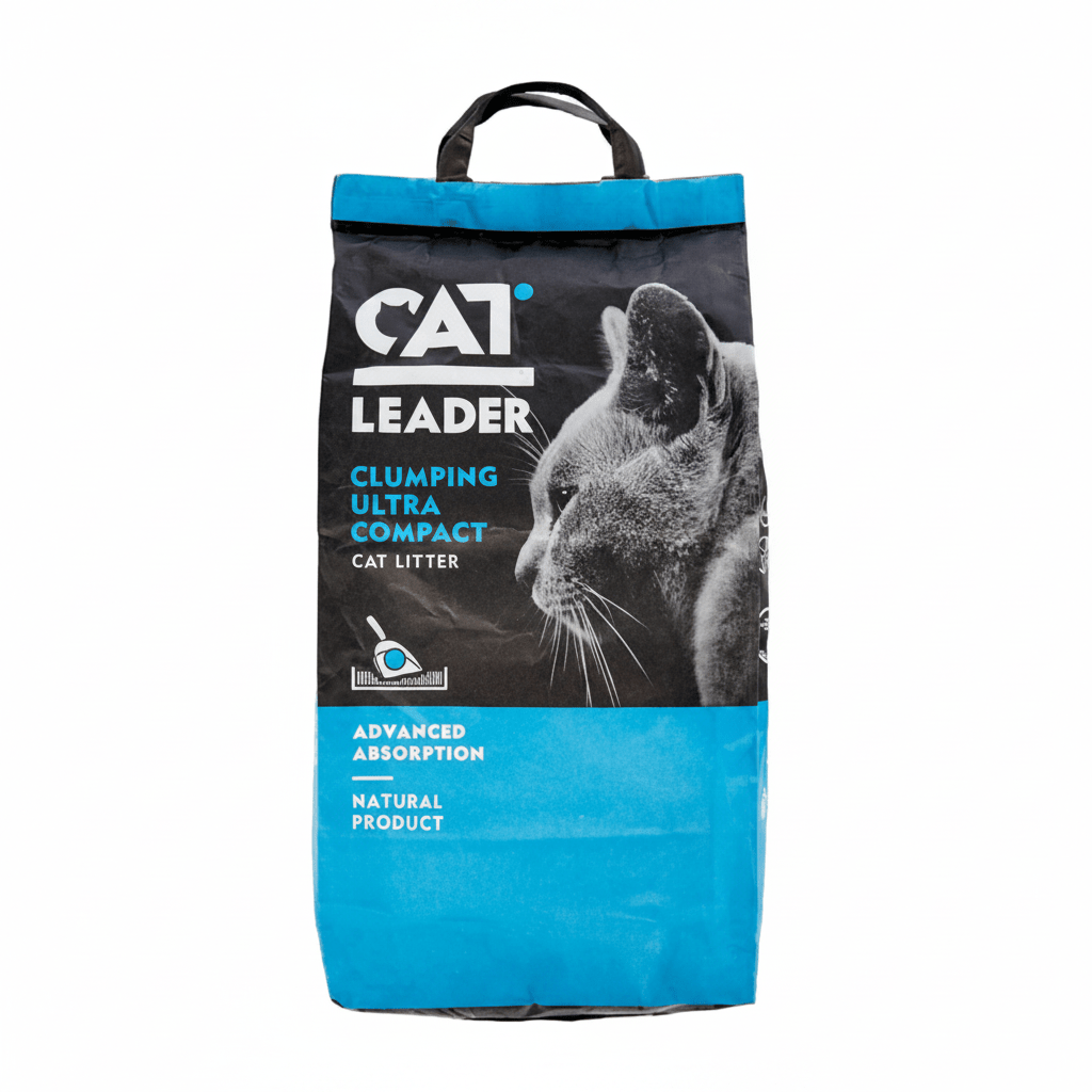 Geohellas Cat Leader Clumping Ultra Compact Cat Litter[Weight - 10kg, Flavor - Unscented] - SNH Packing