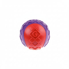 GiGwi Ball Red/Purple Squeaker Solid (Small)