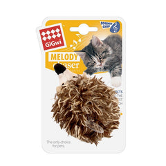 GiGwi Melody Chaser Hedgehog motion Activated Sound Chip - SNH Packing