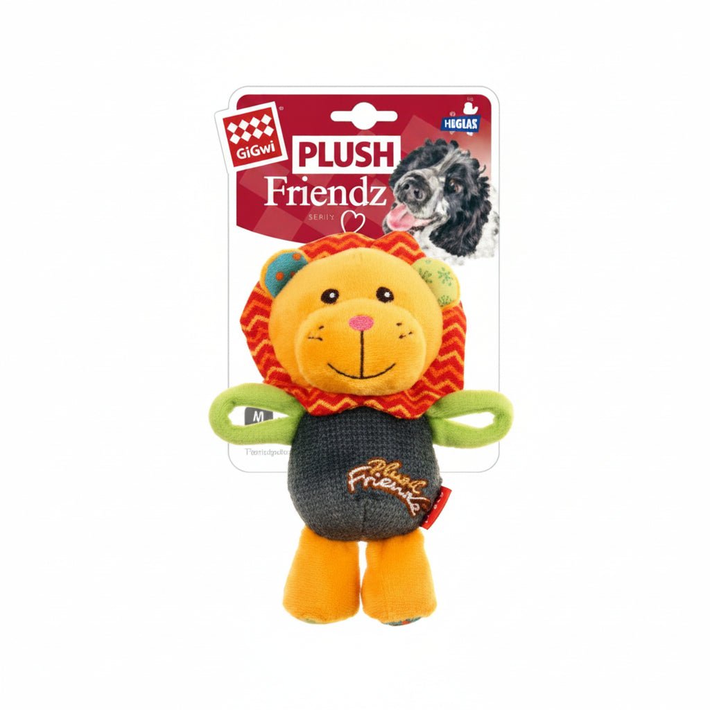 Gigwi Plush Friendz Dog Toy â€“ Lion - SNH Packing