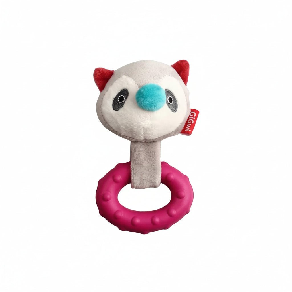 GiGwi Suppa Puppa Coon with Squeaker inside â€“ Plush/TPR (Small) - SNH Packing