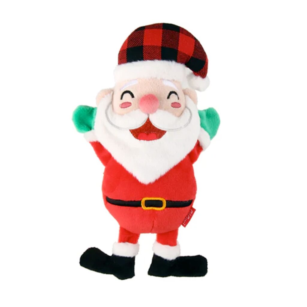 GiGwi X - mas Tales Santa Claus Plush Dog Toy with Squeaker inside - SNH Packing